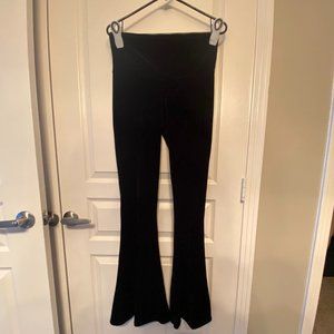 Black Velvet Spandex Bell Bottoms